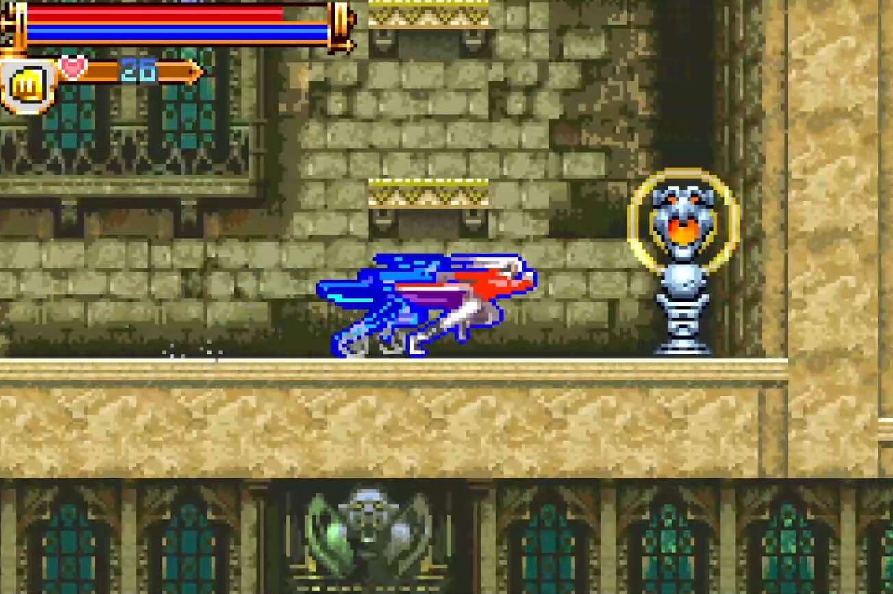 Castlevania Harmony of Dissonance - геймплей игры Game Boy Advance